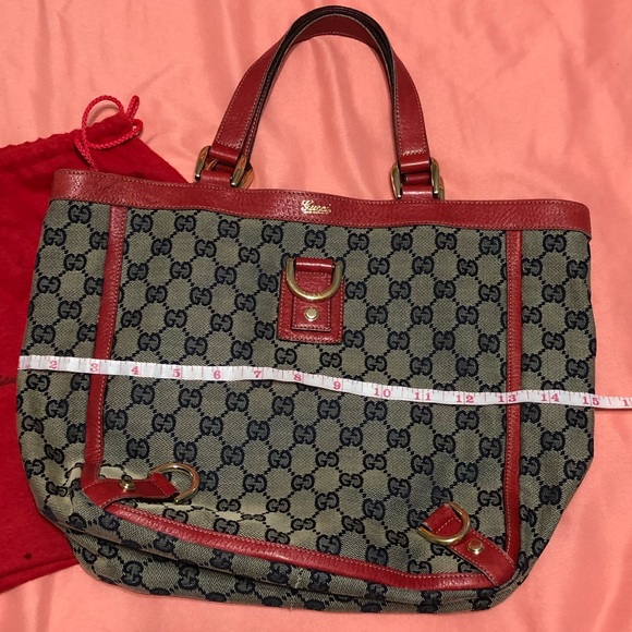 Authentic Gucci GG Jacquard Abbey tote bag - Picture 3 of 8